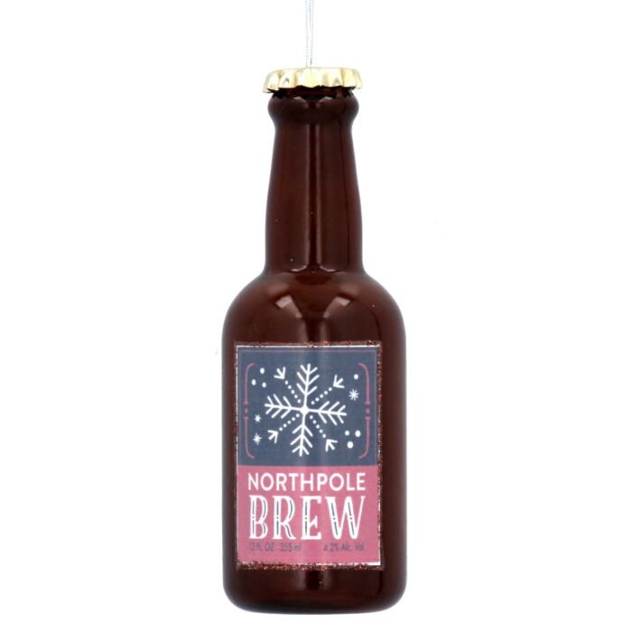 Gisela Graham North Pole Brew Beer Tree Decoration